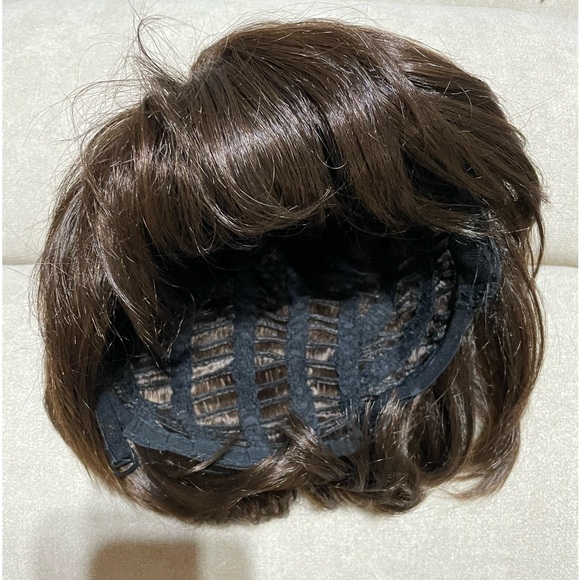 NWT 9” short brown wig natural brown men’s wig short layered tapered DP - Picture 7 of 11